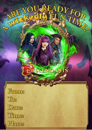 descendants-invitation-disney-descendants-2-invite-descendants