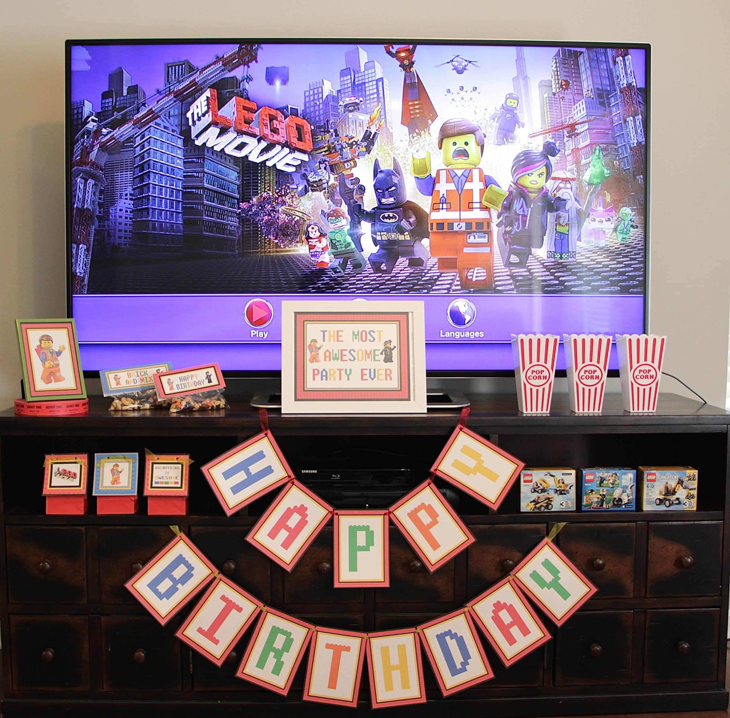 lego movie birthday party ideas