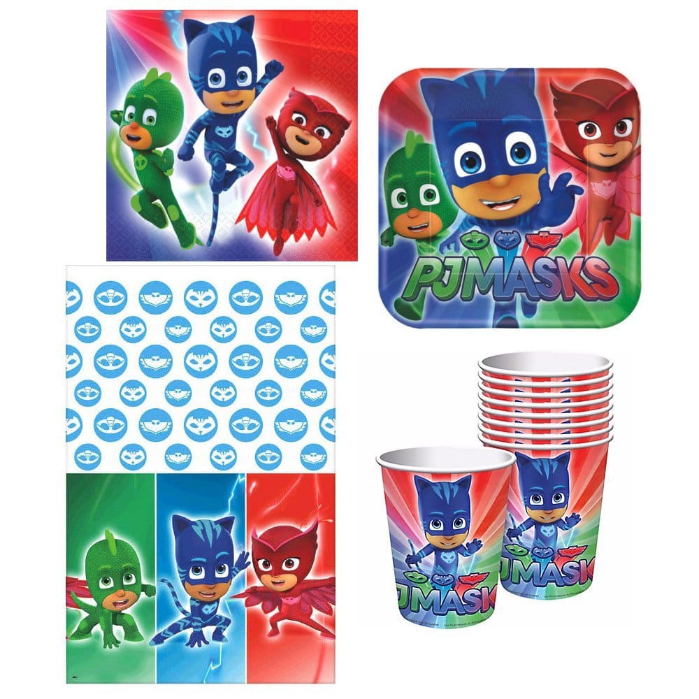 Pj Masks party plates cups napkins