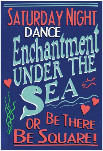 enchanted under the sea dance poster available from allposters.com
