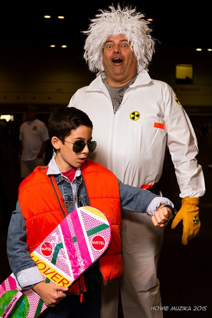 Back to the future cosplay costumes by Howie Muzika via Flickr