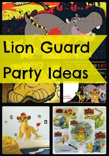 Lion guard birthday party ideas and themed supplies