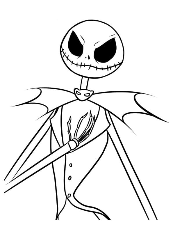 zero nightmare before christmas coloring pages