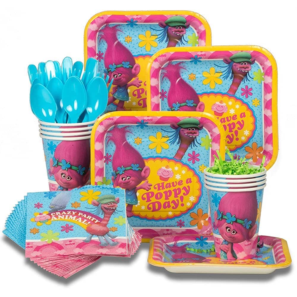 Trolls birthday party supplies 