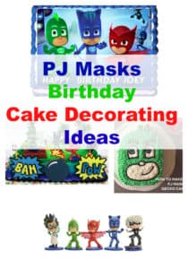 PJ Masks Birthday Cake Decorations and Ideas