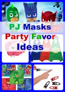 PJ Masks birthday party favors and ideas 