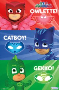 PJ Masks birthday decorations poster