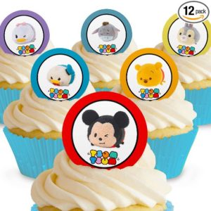 tsum tsum cupcake toppers - edible 