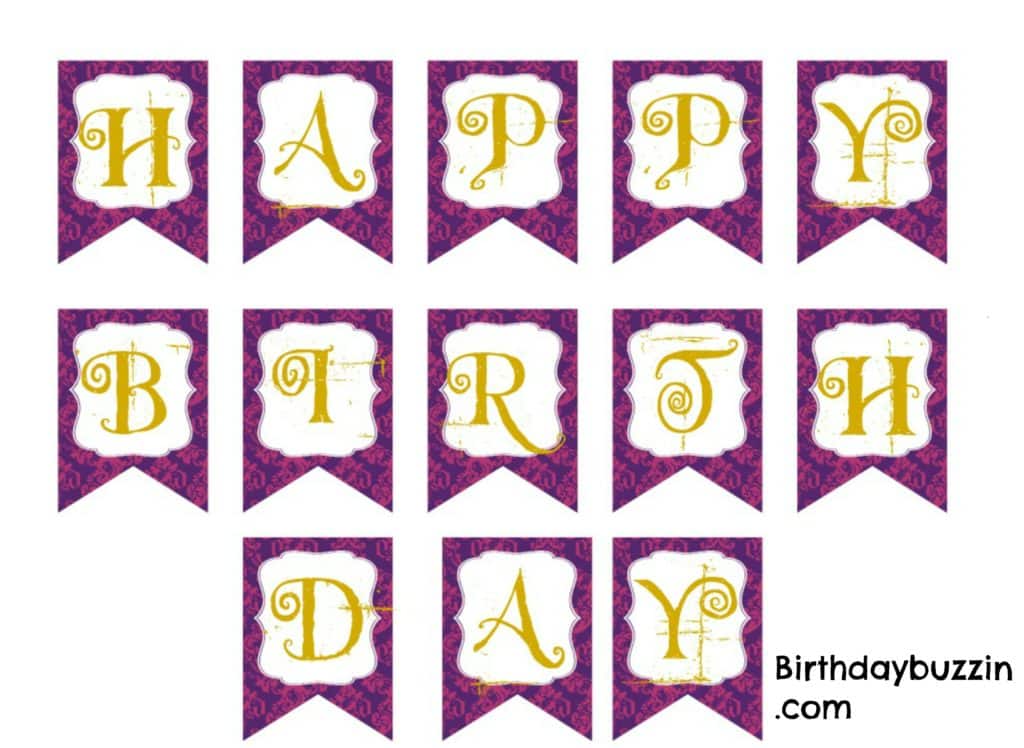 Ever After High Birthday Banner