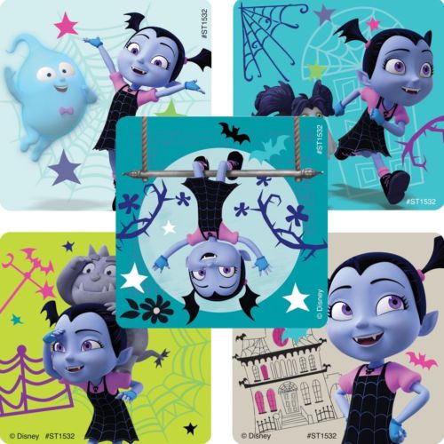 Vampirina birthday party favors - stickers