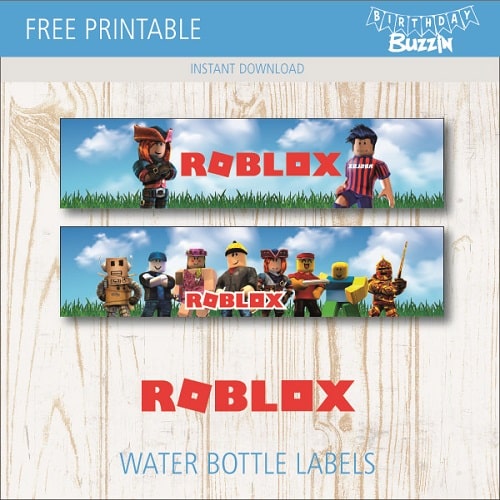 Personalised Roblox Label Roblox Label Personalised Label 