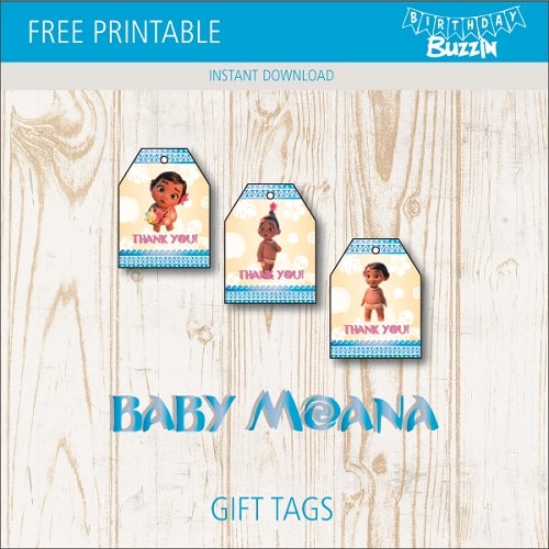 Free Printable Baby Moana Gift Tags