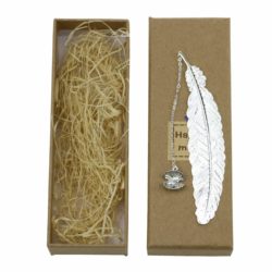 feather bookmark gift