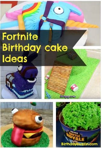 Fortnite birthday cake ideas and decorations