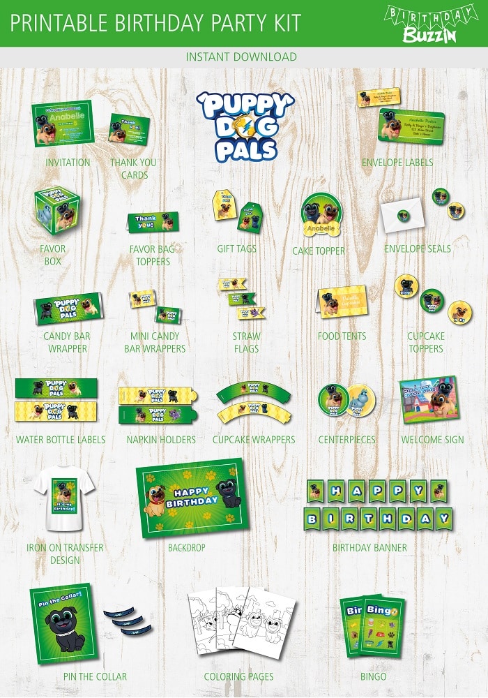 Puppy Dog Pals Birthday party printable Kit