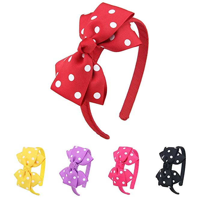 LOL Surprise party favors - polka dot bow headbands
