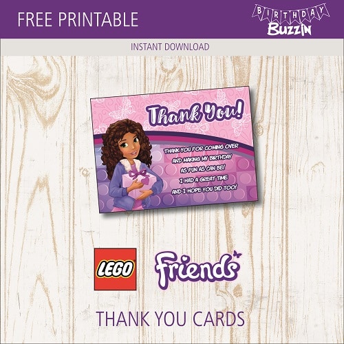 Lego thank hotsell you cards