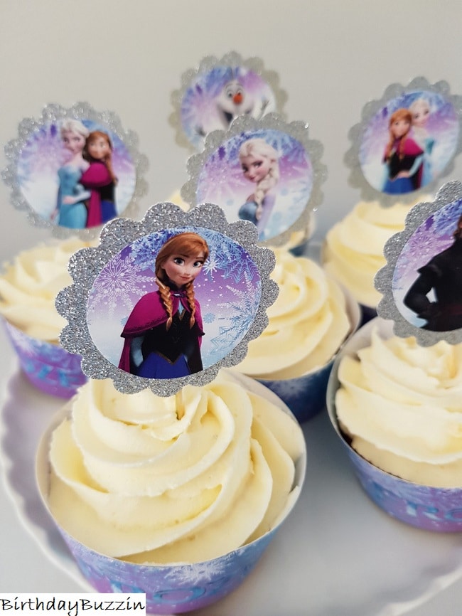 Frozen themed Cupcakes