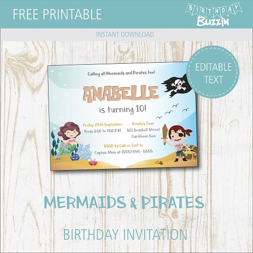 free-printable-mermaid-birthday-invitation-templates-free