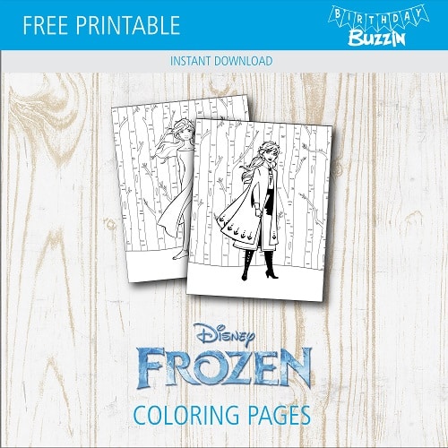 Free Printable Frozen 2 Coloring Pages