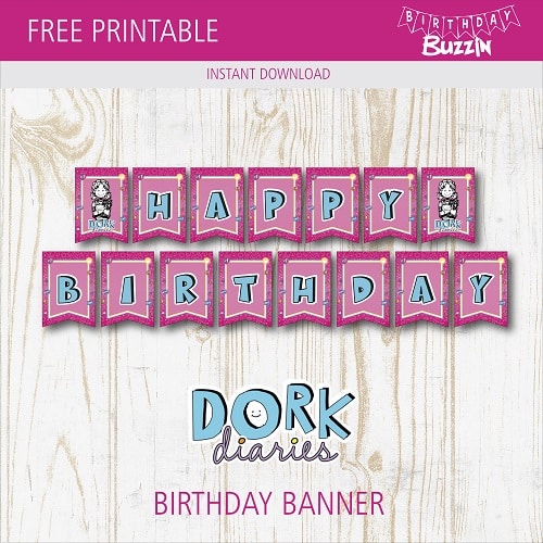 Birthday Buzzin  Printable birthday banner, Free birthday stuff, Birthday  banner