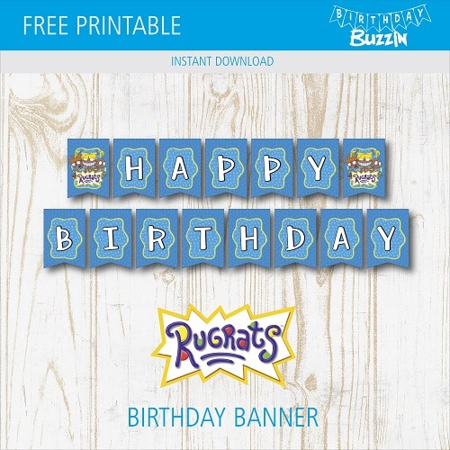 Free Printable African American Rugrats Birthday Banner Birthday Buzzin Free Printable African American Rugrats Birthday Banner Birthday Buzzin