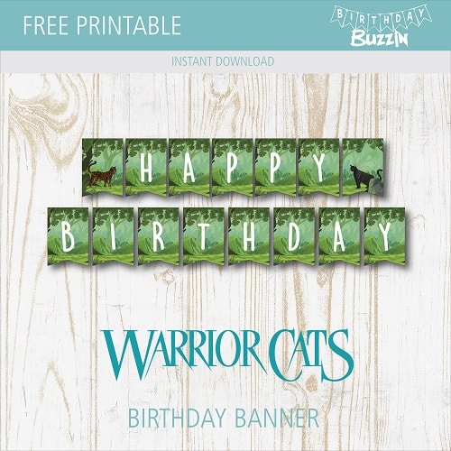 free-printable-warrior-cats-birthday-banner-birthday-buzzin