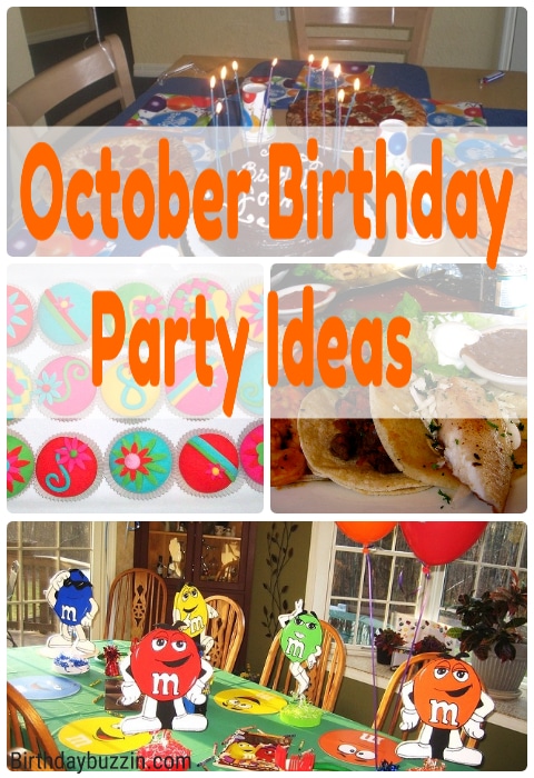 October Birthday Party Ideas