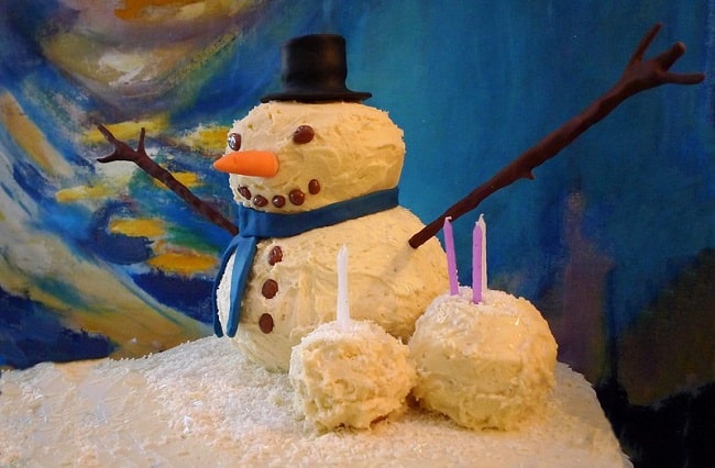 Christmas birthday party ideas - Snowman birthday party