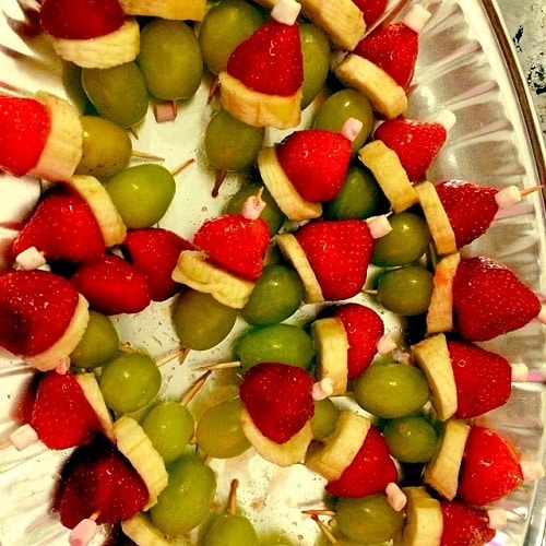 Christmas birthday party ideas - grinch birthday party food