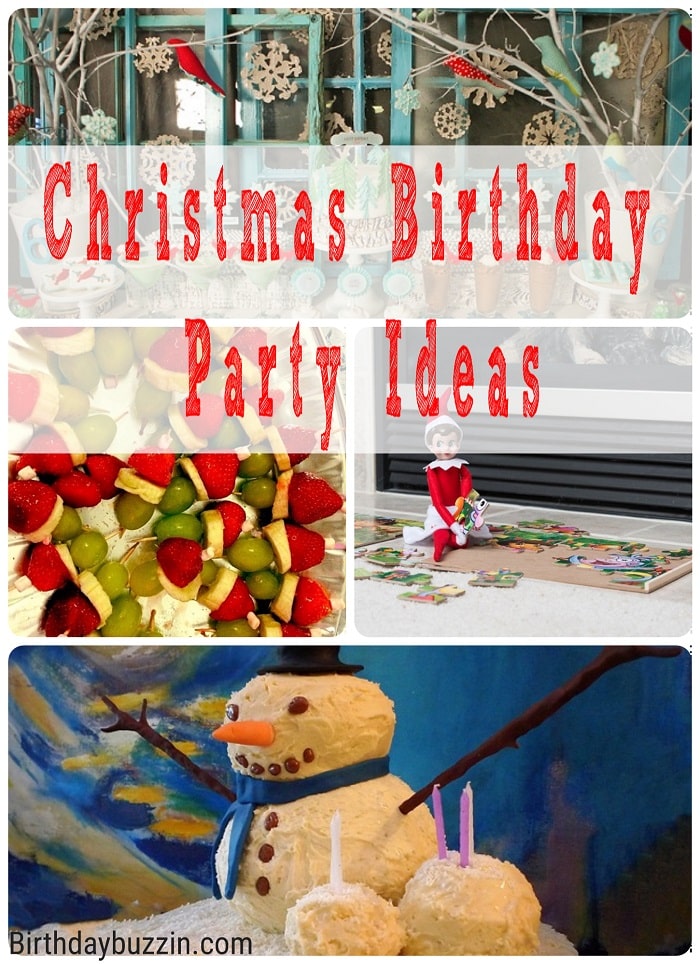 Christmas birthday party ideas
