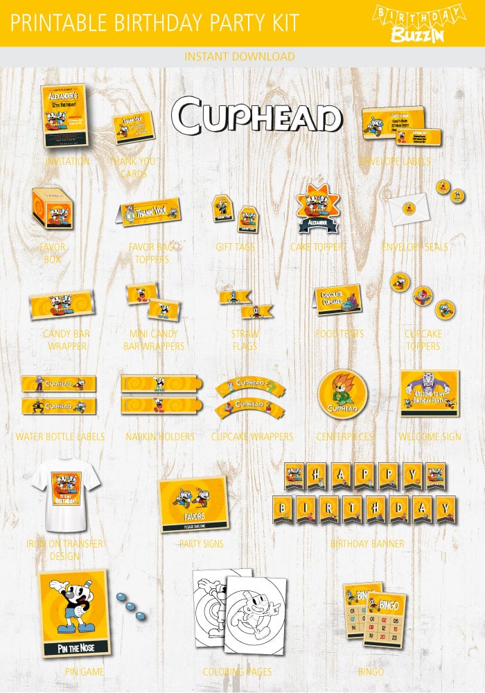cuphead-birthday-party-printables-kit-birthday-buzzin