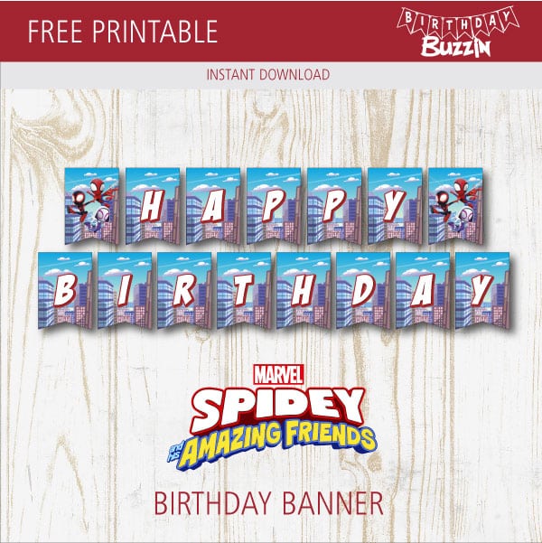 Miles Morales Party Printables (Amazing Friends) - My Party Templates